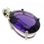 Siberian Amethyst Quartz Sterling Silver Pendant 02